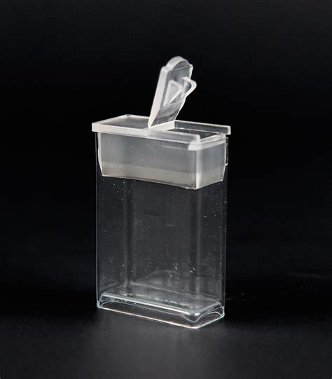 flip top metal box|clear flip top storage containers.